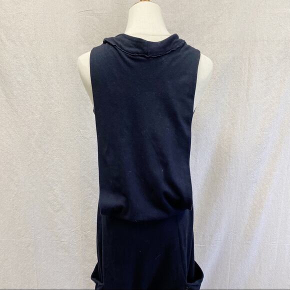 Osklen black sleeveless henley Pique‎ knitted weave harem jumpsuit size small - Picture 13 of 16